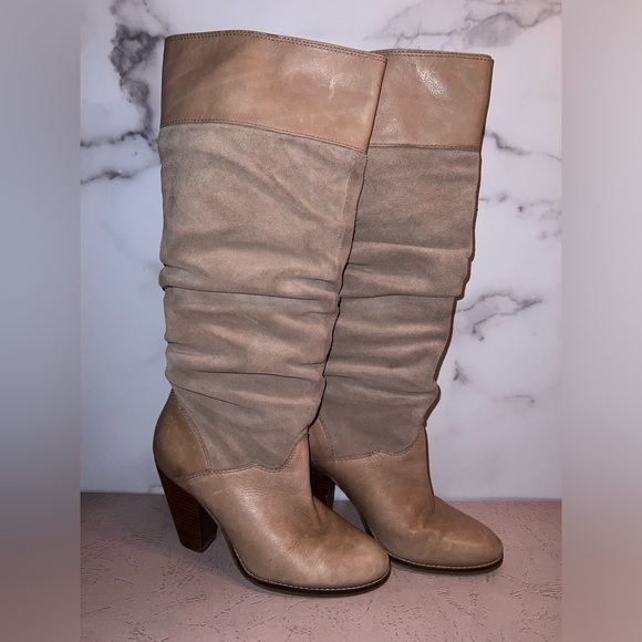 ZODIAC knee high leather/suede boots - Picture 3 of 6